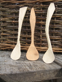 Ash spoons, Kent Downs. Photo: John Waller