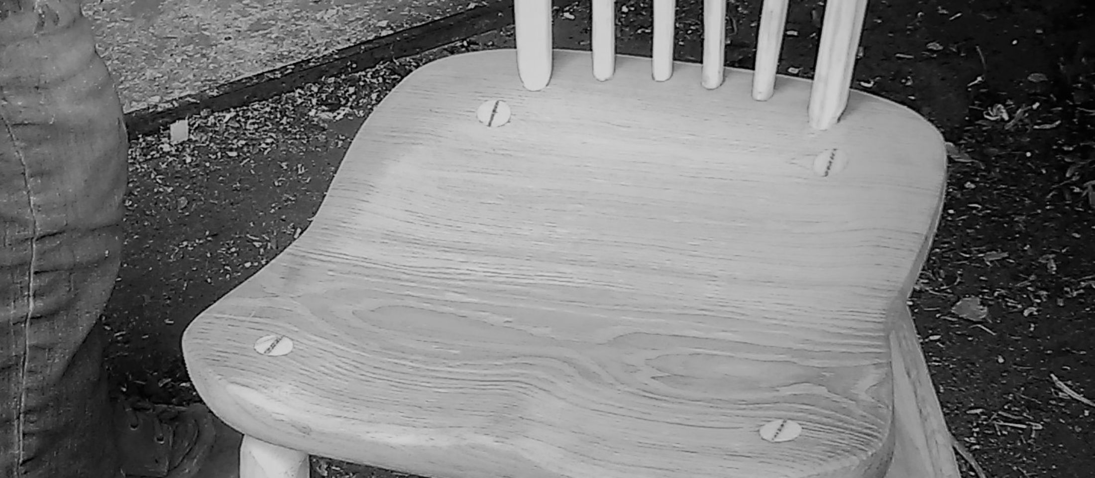 Ash wood chair, John Waller. Photo: John Waller